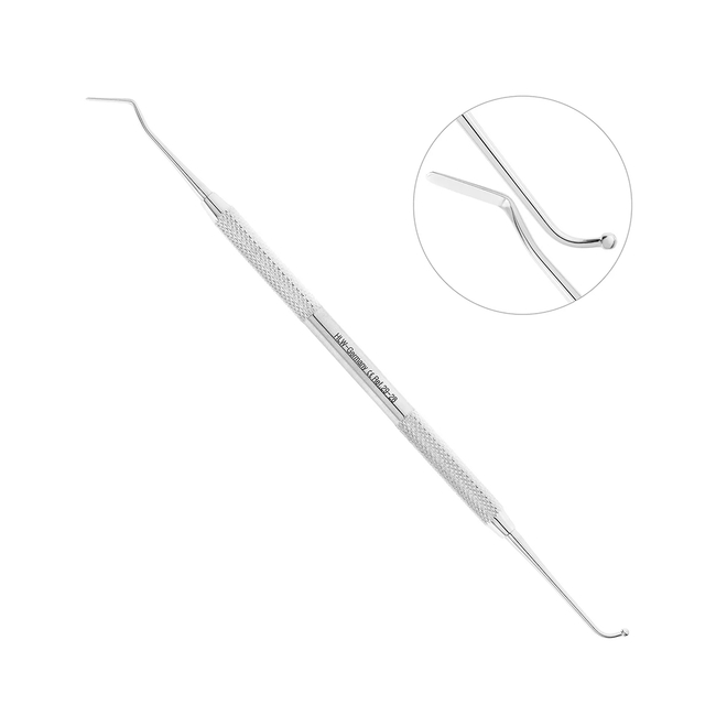 Гладилка дистальная комбинированная с шаровидным штопфером, 2,0 мм | HLW Dental Instruments (Германия)