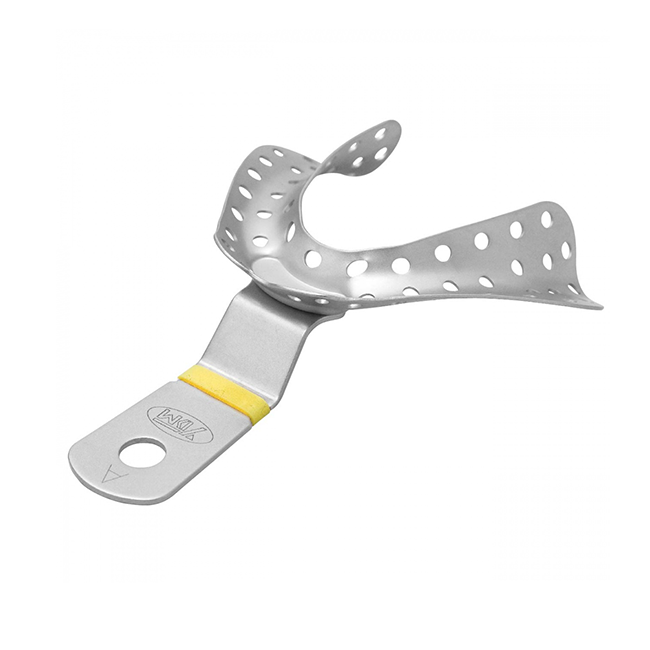 Ложка слепочная для верхней челюсти, полностью лишенной зубов, форма №UA, 73x62 мм | YDM (Япония)