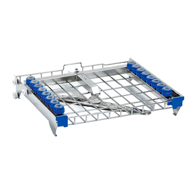 С747 - верхняя корзина с моечным коромыслом и встроенными подставками под 16 наконечников для модели DS 600 C | Steelco (Италия)