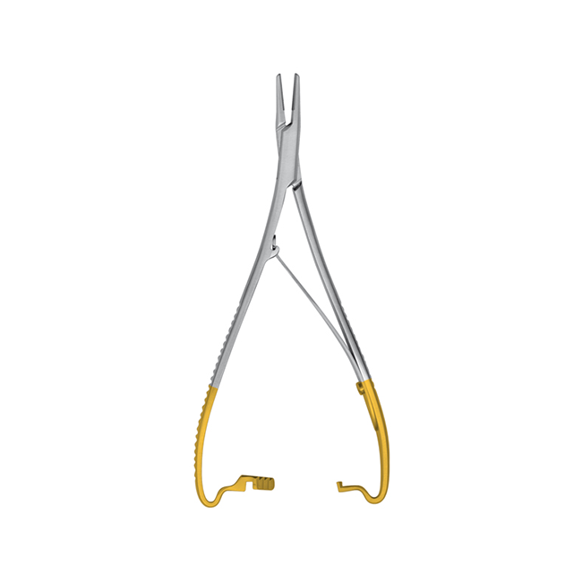 HSD 179-14 - иглодержатель Mathieu-Kocher, твердосплавные вставки, внутренний барьер, 140 мм | Karl Hammacher GmbH (Германия)