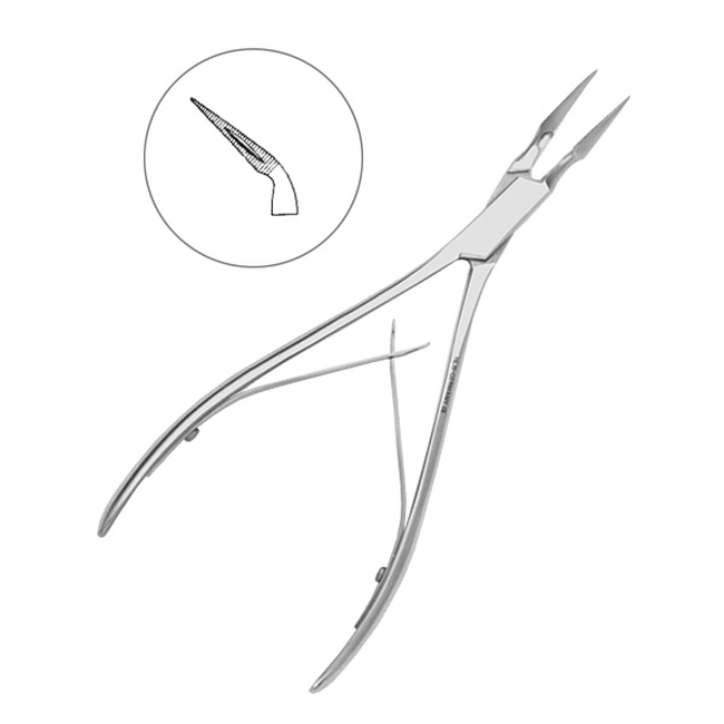 Зажим для удаления костного фрагмента Stieglitz, 13,5 см | HLW Dental Instruments (Германия)