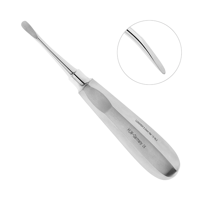 Люксатор изогнутый, 5 мм | HLW Dental Instruments (Германия)