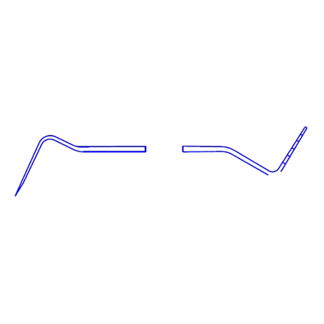 C125 - зонд диагностический двухсторонний, со шкалой 2 мм | ЭМИ (Россия)