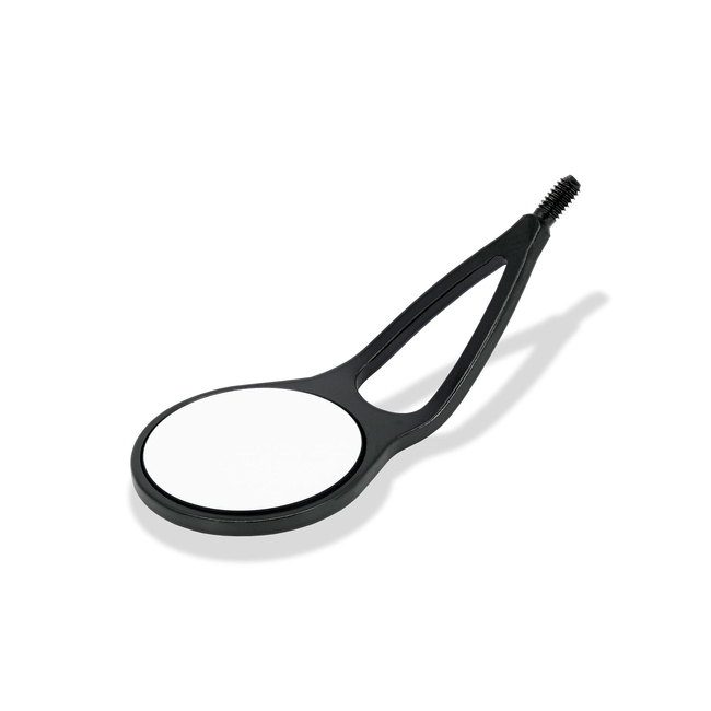 BLACK MEGAretract - стоматологическое родиевое зеркало с черным антибликовым DLC-покрытием, 24 мм | Hahnenkratt (Германия)