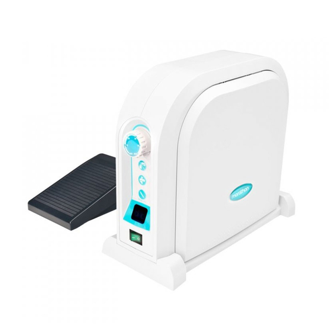 Marathon Multi 600 - микромотор зуботехнический бесщеточный  с коленным/настольным управлением, педаль FS60N, без наконечника | Saeyang Microtech (Ю. Корея)