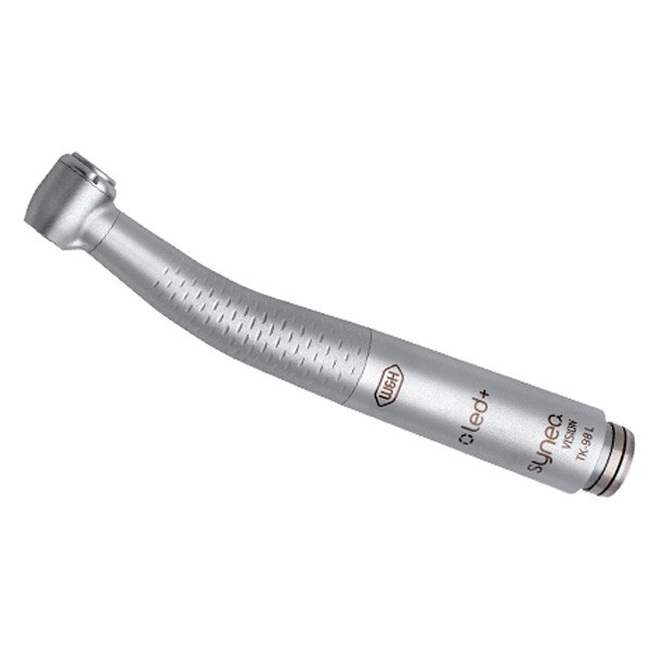 Synea Vision TK-98 L - турбинный наконечник с подсветкой, пятиточечным спреем, диаметром головки 11,5 мм (под соединение Roto Quick) | W&H DentalWerk (Австрия)