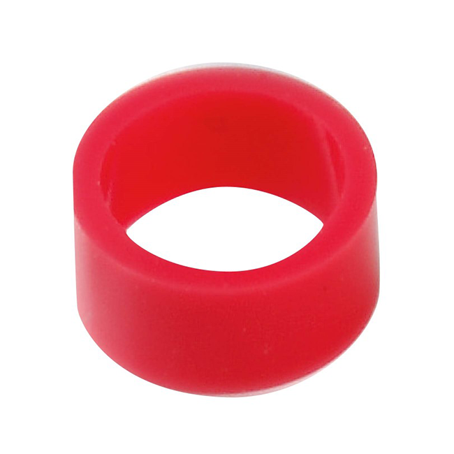 Маркировочное кольцо для инструментов, красное, размер L, 8 мм, силикон, 10 шт. | YDM (Япония)