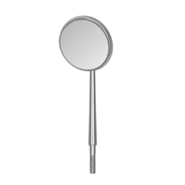 MIR5/12 - стоматологическое родиевое зеркало, одностороннее, 24 мм, форма №5, 12 шт. | Hu-Friedy (США)