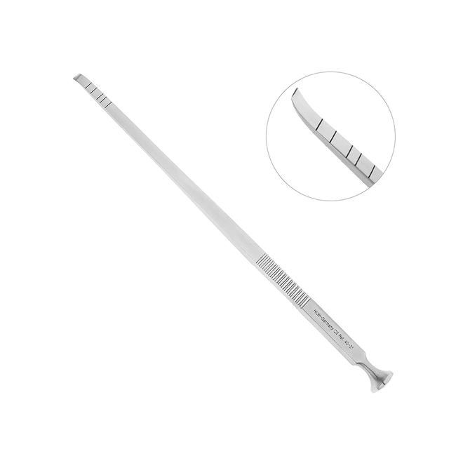 Долото хирургическое изогнутое, рабочая часть 4мм, 17,5 мм | HLW Dental Instruments (Германия)