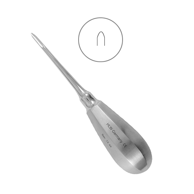 Элеватор Bein, прямой, 3 мм (13-4B) | HLW Dental Instruments (Германия)