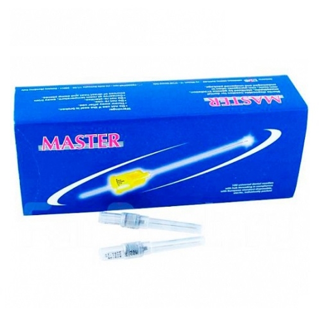 Sirio Master 0,3х12 - иглы карпульные стерильные, размер 0,3х12 мм, 100 шт. | Tecnofar S.p.A. (Италия)