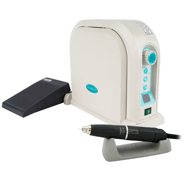 Marathon Multi 600 - зуботехнический микромотор бесщеточный с коленным/настольным управлением, с наконечником BM50M/BHS1, 50000 об/мин, педаль FS60N | Saeyang Microtech (Ю. Корея)