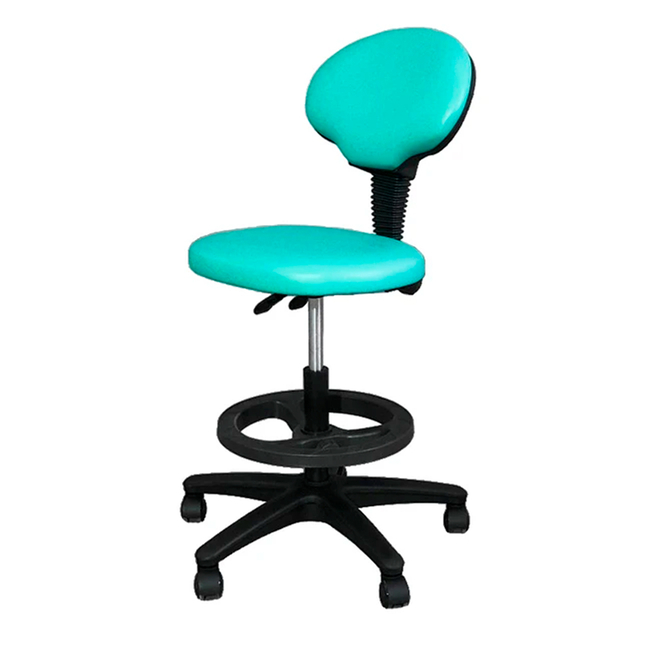 СВ-1П - стул врача-стоматолога с регулируемой спинкой и кольцевой опорой для ног, пластик | Белмедматериалы (Белоруссия)