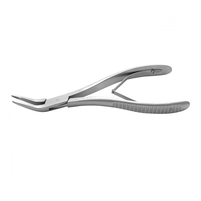 Щипцы Slim для мягкий тканей, изогнутые, ручка с пружиной, длина 160 мм | YDM (Япония)