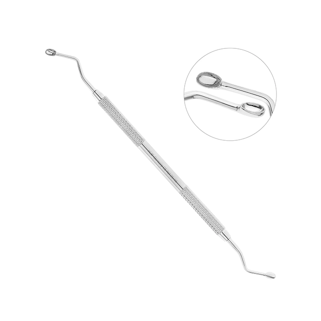 Ложка кюретажная овальная Hemingway, 4,0 мм (25-16) | HLW Dental Instruments (Германия)