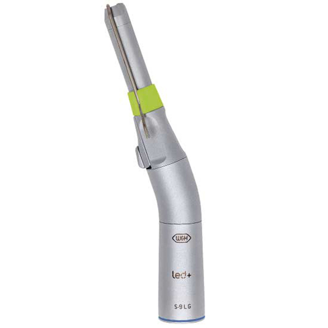 S-9 L G - угловой хирургический наконечник с генератором света Mini-LED+ и внешним спреем, разборный, 1:1 | W&H DentalWerk (Австрия)