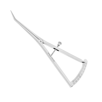 Кронциркуль изогнутый, 0-40 мм, 17 см | HLW Dental Instruments (Германия)