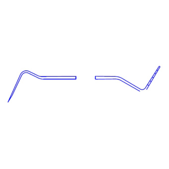 C125 - зонд диагностический двухсторонний, со шкалой 2 мм | ЭМИ (Россия)