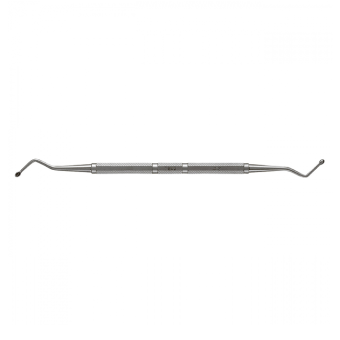 Ложка кюретажная, изогнутая, двухсторонняя, форма №2 | YDM (Япония)