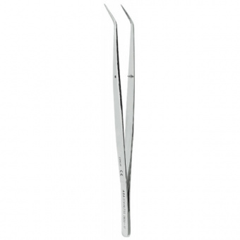 Пинцет анатомический изогнутый, 16 см 0600-17., Asa Dental (Италия)